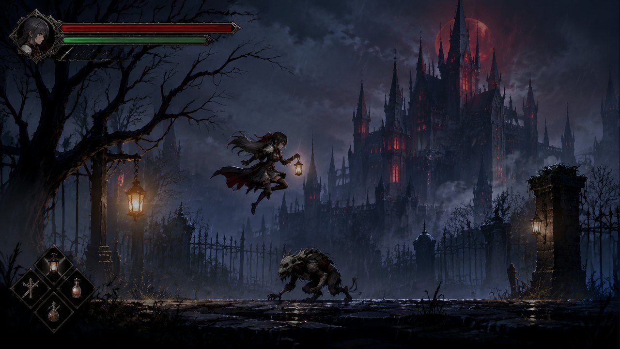 哥特少女勇闯恶魔城2 攻略要点 玩法截图 3