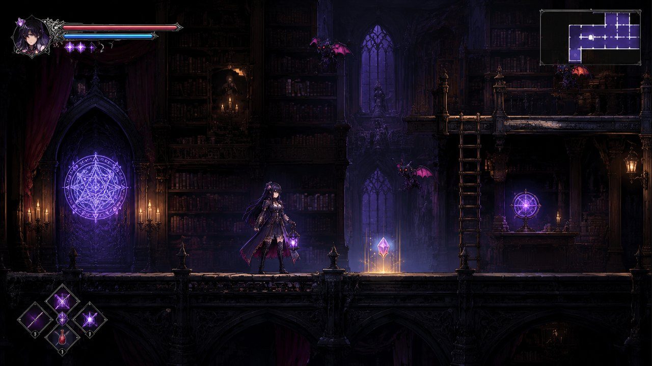 哥特少女勇闯恶魔城2 城堡探索 资料图 4